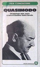 Per conoscere Quasimodo - Salina Borello R. - Mondaori - Prima edizione 1973