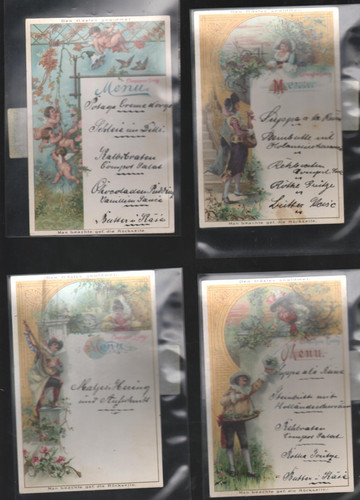 Schede menu liebig - schede, 25