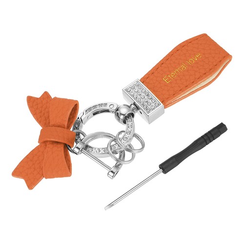 Portachiavi pelle con - pelle,