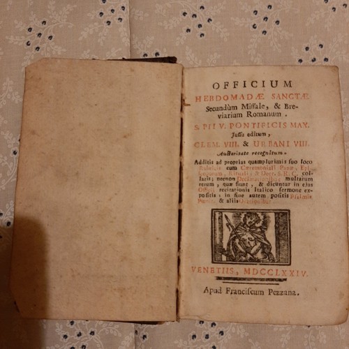 Antico messale perfettamente - messale,