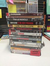 17 DVD CON GEORGE CLOONEY LOTTO STOCK .ex Noleggio Ed Editoriali.buone Condizion