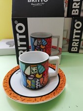 ROMERO BRITTO TAZZINA CAFFÈ CANE ML. 90 COLLECTION COFFEE CUP art