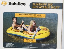 Galleggiante giocattolo Solstice Sunskiff 250 78x46 piscina lago zattera gonfiabile nuovo