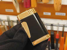 Accendino Ronson Super Comet nero revisionato lightger briquet accendino