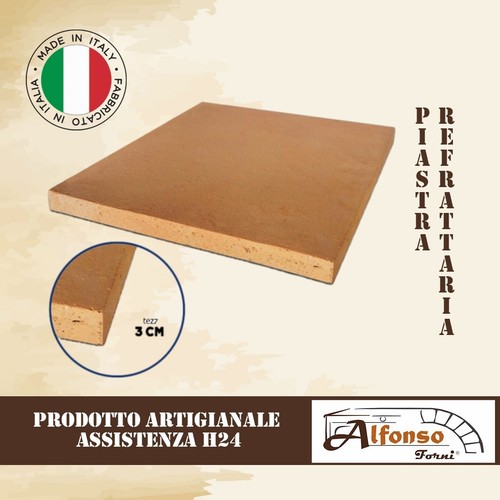 Piastra refrattaria grande - piastra, cm