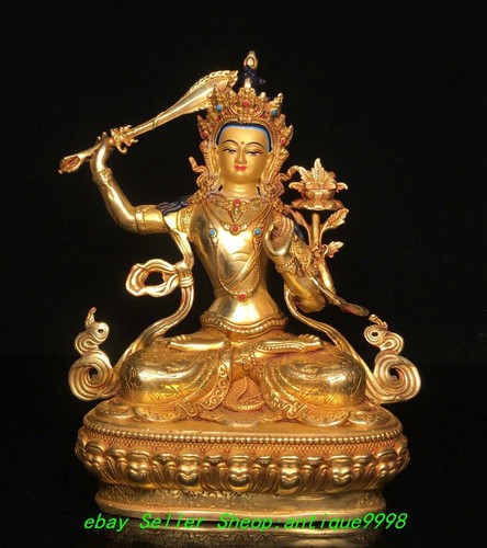 Statua dea nepal bronzo - statua, 9''