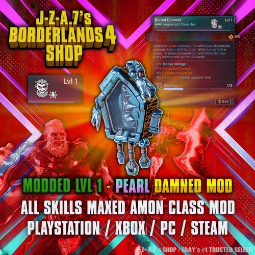 Borderlands modded class - borderlands,