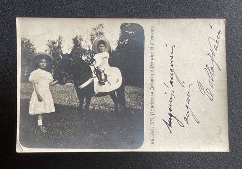 Cartolina principessa jolanda - principessa,