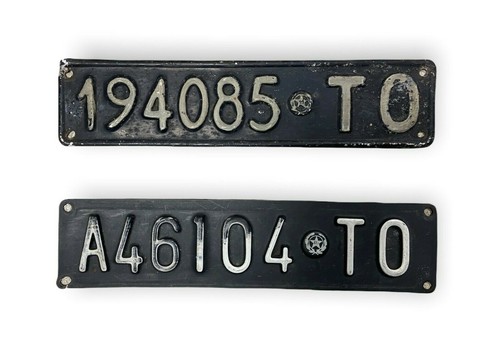 Antiche targhe auto torino - auto,