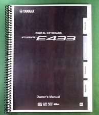 Yamaha psr e433 instruction - yamaha,