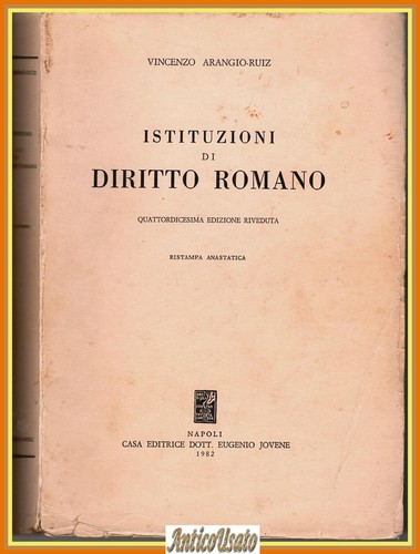 Istituzioni diritto romano - diritto,