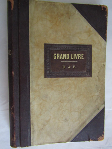 Grand livre comptes - livre,