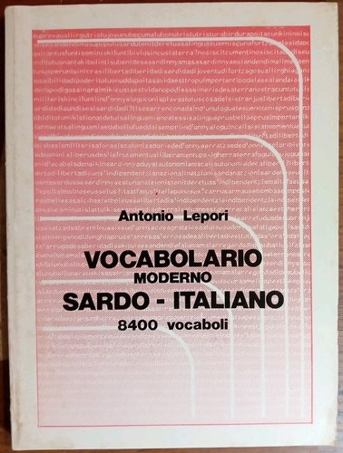 Vocabolario moderno sardo - vocabolario,