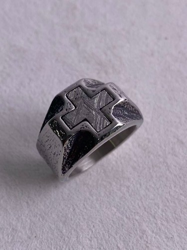 Anello uomo vintage acciaio - anello,
