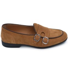 Scarpe mocassino uomo doppia