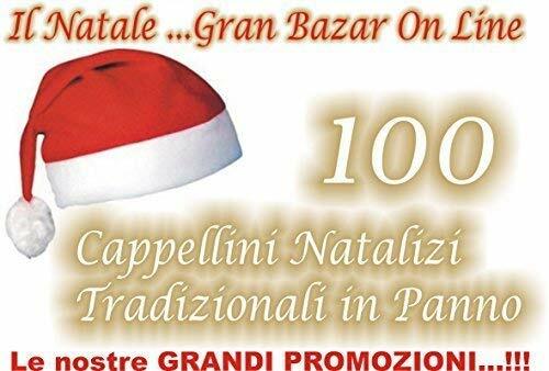 100 cappello babbo natale - cappello,