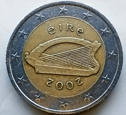 Moneta euro 2002 irlanda - moneta, 2