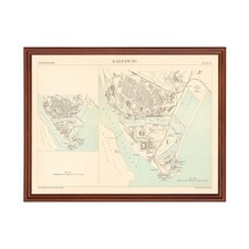Vecchia Mappa di Barrow 1884 -