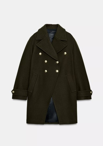 Cappotto zara kaki misto - cappotto,