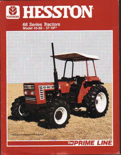 Foglietto brochure trattore