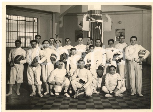 1935 milano scherma campionato - milano,