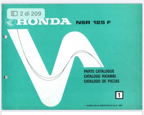 Catalogo ricambi honda nsr 125 - catalogo,
