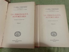 Sociologia classici: La personalità autoritaria - 2 volumi - Opera completa 1973
