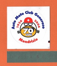 Adesivo Vintage Sticker Autocollant Aufkleber Tuning AUTO MOTO CLUB MENDRISIO