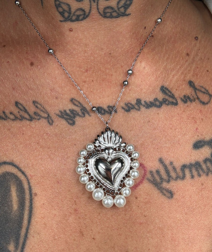 Collana donna acciaio con - acciaio,