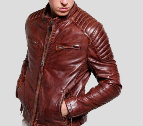 Giacca pelle pecora uomo - giacca,