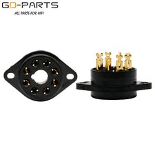 Presa tubo elettronico in bachelite ottale EIZZ 8pin per KT88 6550 6V6 EL34 KT66 KT150