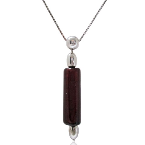 Collier argento 925 rodiato - collier,