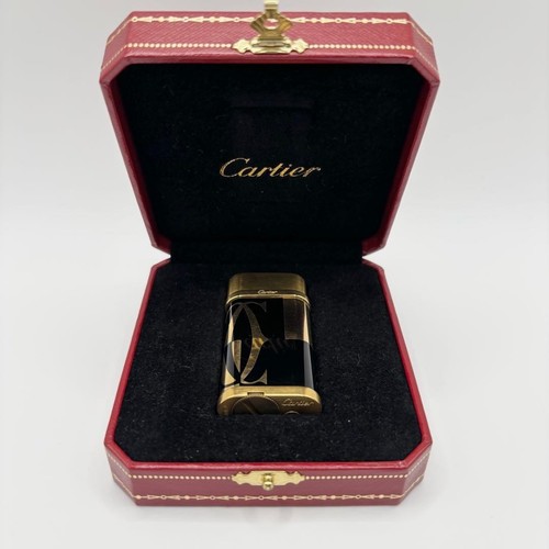 Accendino gas cartier - oro, 2c