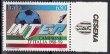 INTER SCUDETTO NUOVO CON APPENDICE CESENA ANNO 1989