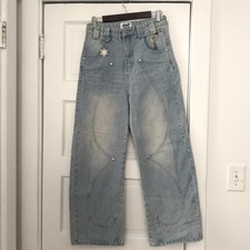 Jeans denim ricamati Vescartes