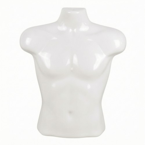Busto uomo con gancio lucido - busto,