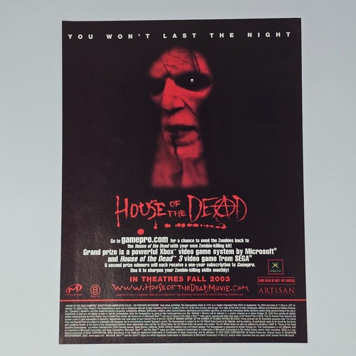 House the dead movie xbox - house,