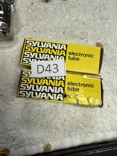 Tubi sylvania 7355 - 2, vintage