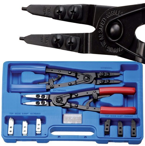 Set pinze per anelli elastici - pinze,