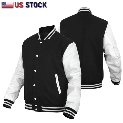 Maniche pelle varsity - in,