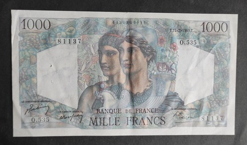 Francia banconota 1000 - banconota,