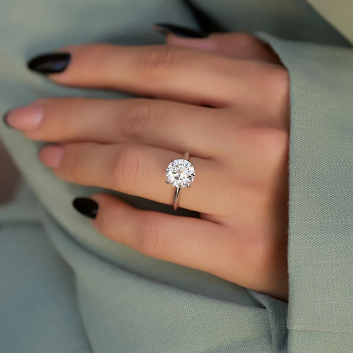 Fede nuziale elegante 3ct - fede,