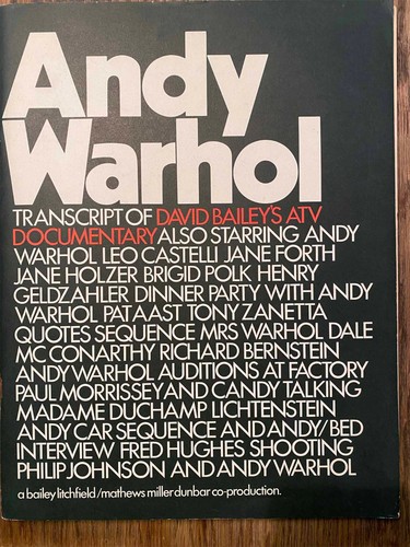 Andy warhol trascrizione del - trascrizione,
