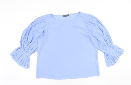 Blusa donna blu misto