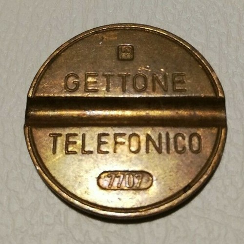 Gettone telefonico 7707 - gettone,