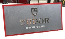TUDOR Plaque OFFICIAL RETAILER Monte Carlo Submariner Heritage Chrono Tiger OEM/