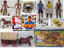 MATTEL BIG JIM VINTAGE 1971 CAMPER CARRO FAR WEST ACCESSORI PERSONAGGI A SCELTA
