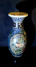 Vaso- porcellana/ceramica -cloisonne -Giappone/ Cina Primi 900