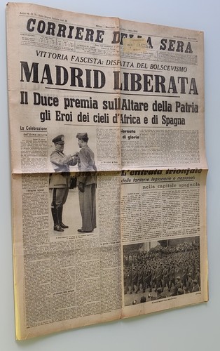 Giornale antico corriere - -,