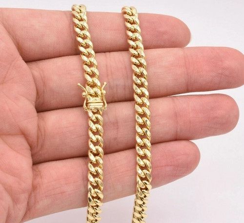 Collana catena maglia cubana